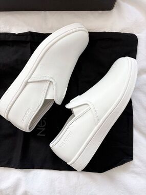 Neil Barrett slip ons with logo